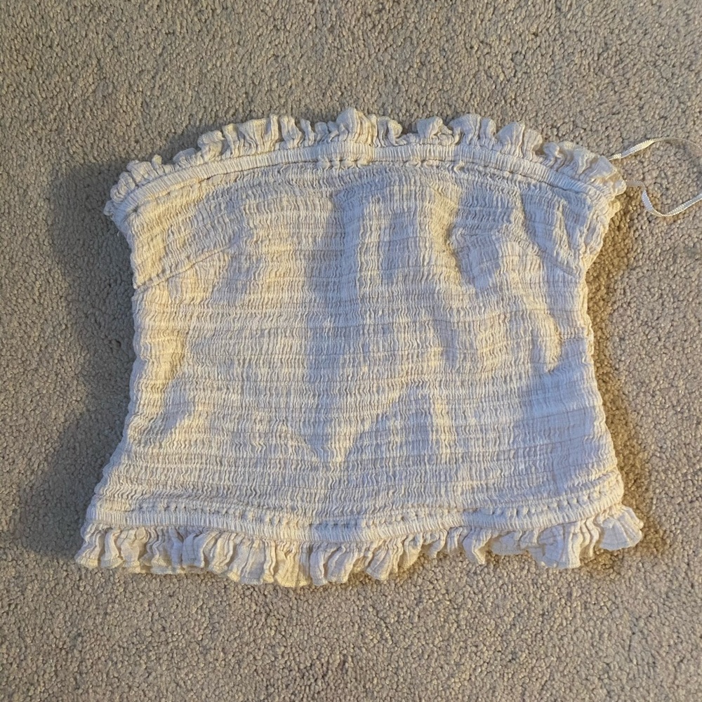 Cream Tube Top